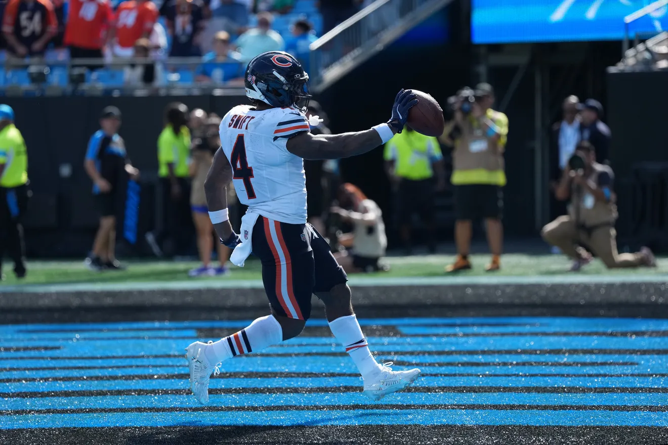 Dandre Swift Bears Panthers Week 1